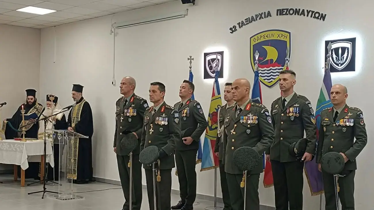 Βόλος: Αλλαγή «φρουράς» στη Διοίκηση της 32ης Ταξιαρχίας Πεζοναυτών (ΦΩΤΟ-ΒΙΝΤΕΟ)