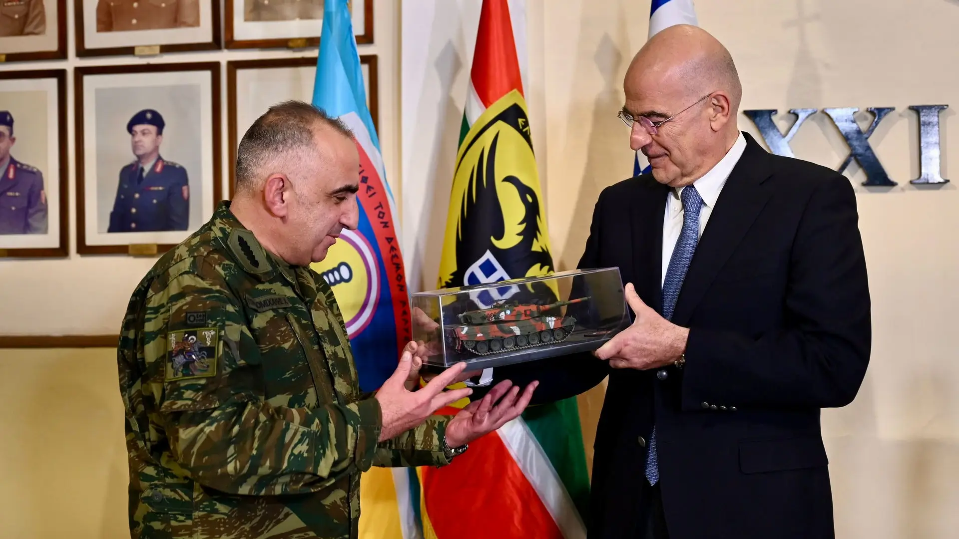 Δένδιας στην ΧΧΙ ΤΘΤ-Κομοτηνή: Δημιουργούμε ένα σημαντικό «πακέτο» βελτίωσης της Στρατιωτικής Οικογένειας